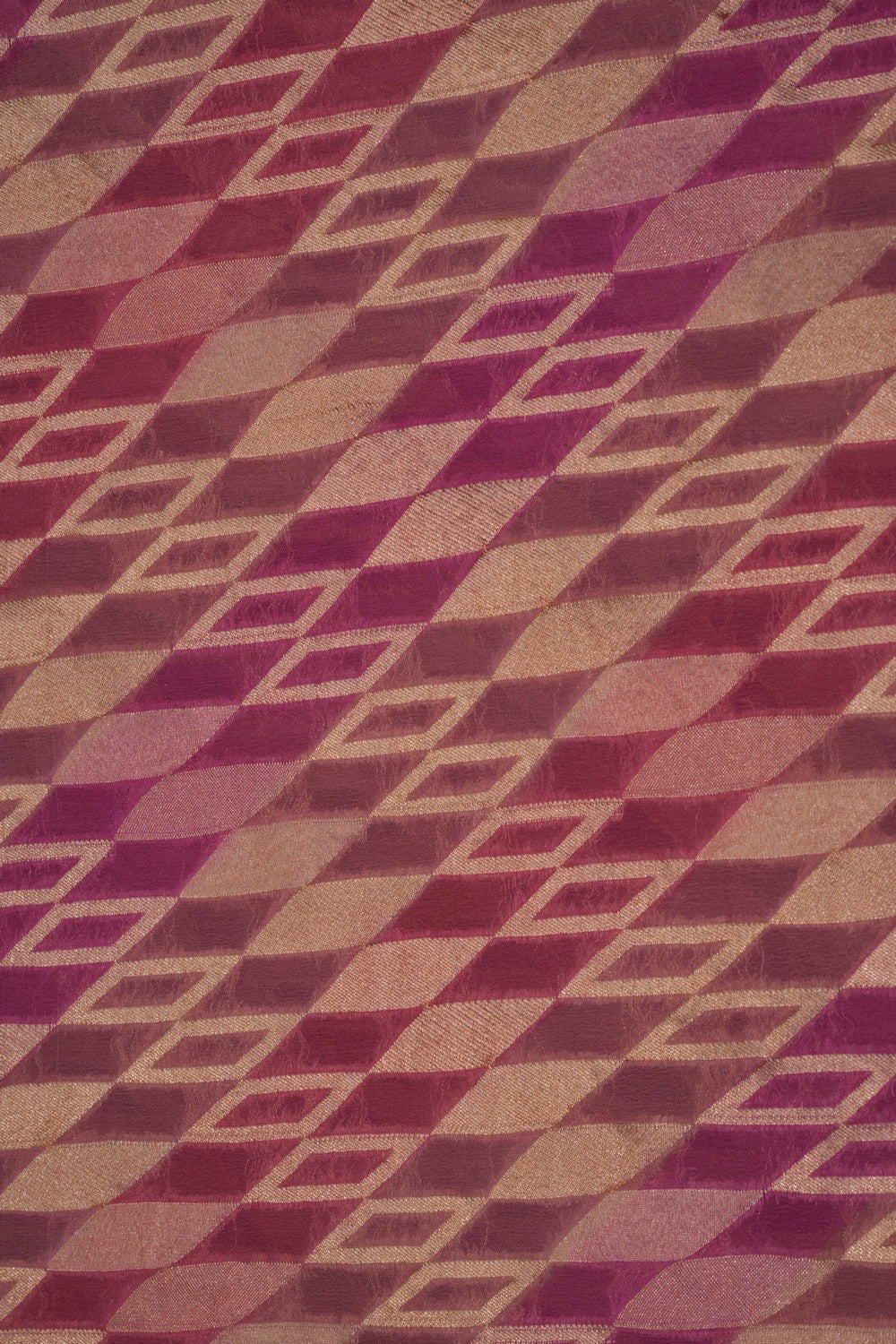Image of Banarasi Georgette Pink Saree
